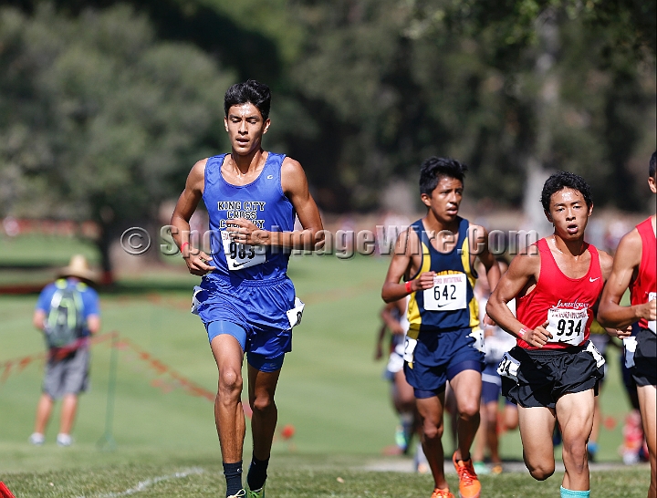 2014StanfordD1Boys-071.JPG - D1 boys race at the Stanford Invitational, September 27, Stanford Golf Course, Stanford, California.